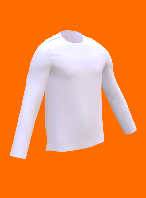 Playera Manga Larga Caballero - TK