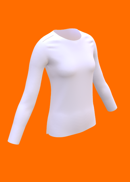 Playera Manga Larga Dama - TK